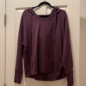 ALO hooded sweatshirt. 22 inches wide 25 inches long. Boxy fit. Med (tag missing